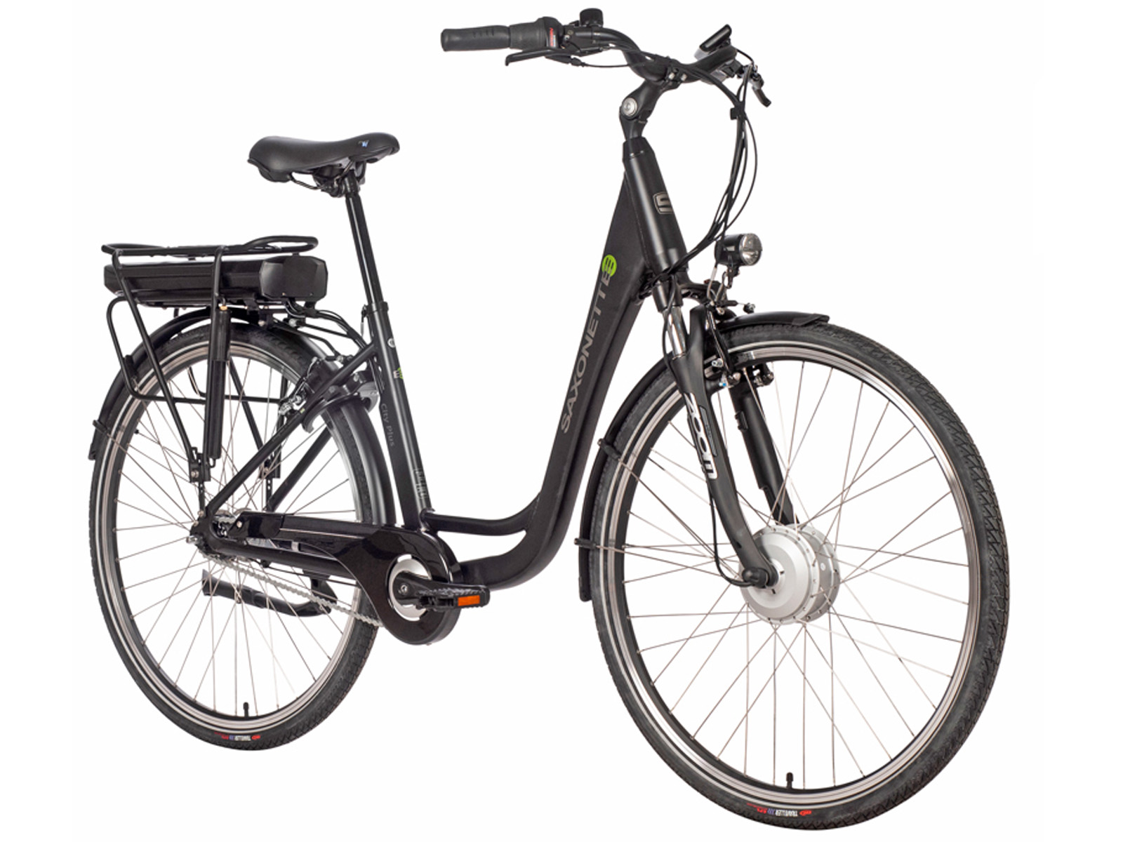 Elektrische damesfiets City Plus, 45cm, Nexus7, zwart - Afbeelding 2