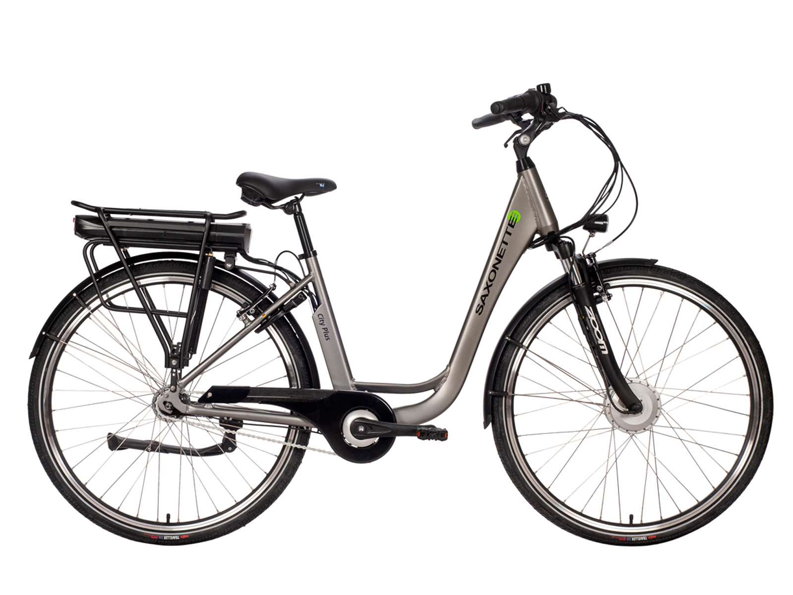 Saxonette City Plus ebike zilver