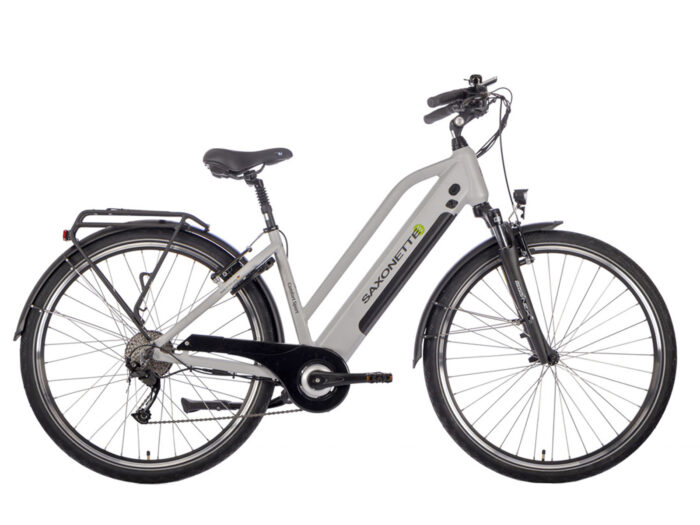 Saxonette Comfort Sport ebike dames zilver
