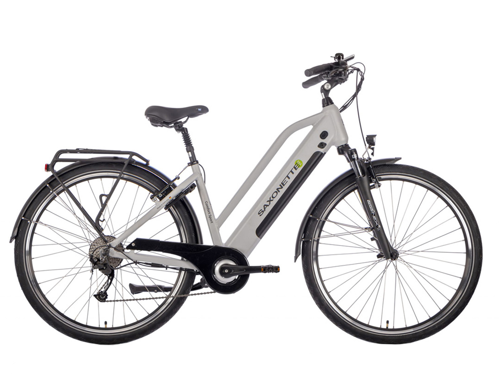 Saxonette Comfort Sport ebike dames zilver