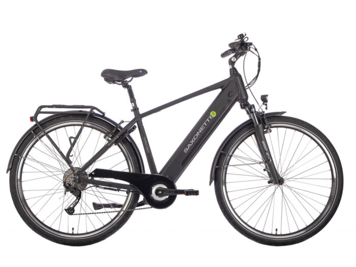 Saxonette Comfort Sport ebike heren zwart