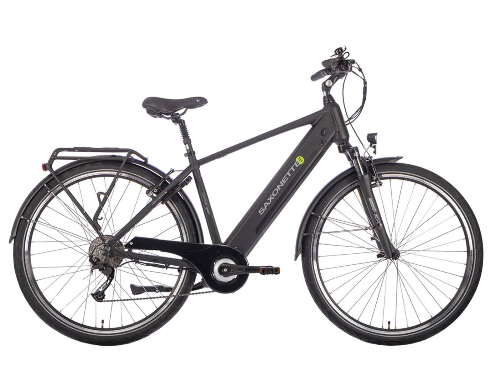 Saxonette Comfort Sport ebike heren zwart