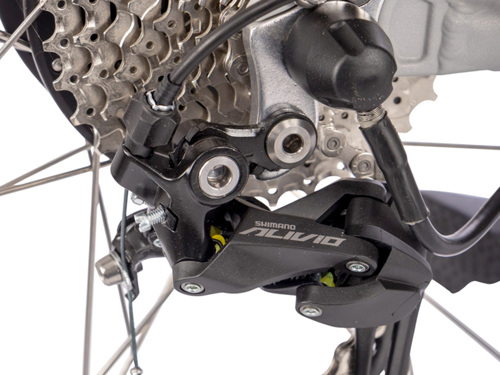 Elektrische damesfiets Comfort Sport, 50cm, 9 sp, rood - Afbeelding 3