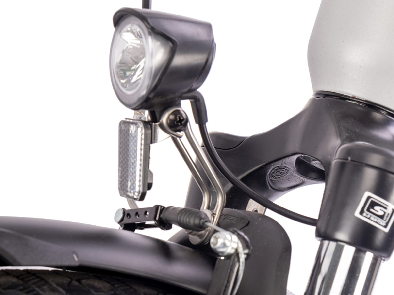 Elektrische damesfiets Comfort Sport, 50cm, 9 sp, rood - Afbeelding 6