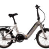 Saxonette Compact Premium Plus vouw ebike midmotor zilver