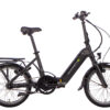 Saxonette Compact Premium Plus vouw ebike midmotor zwart