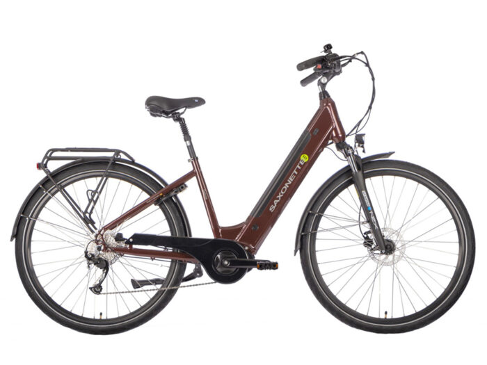 Saxonette deluxe sport middenmotor rood