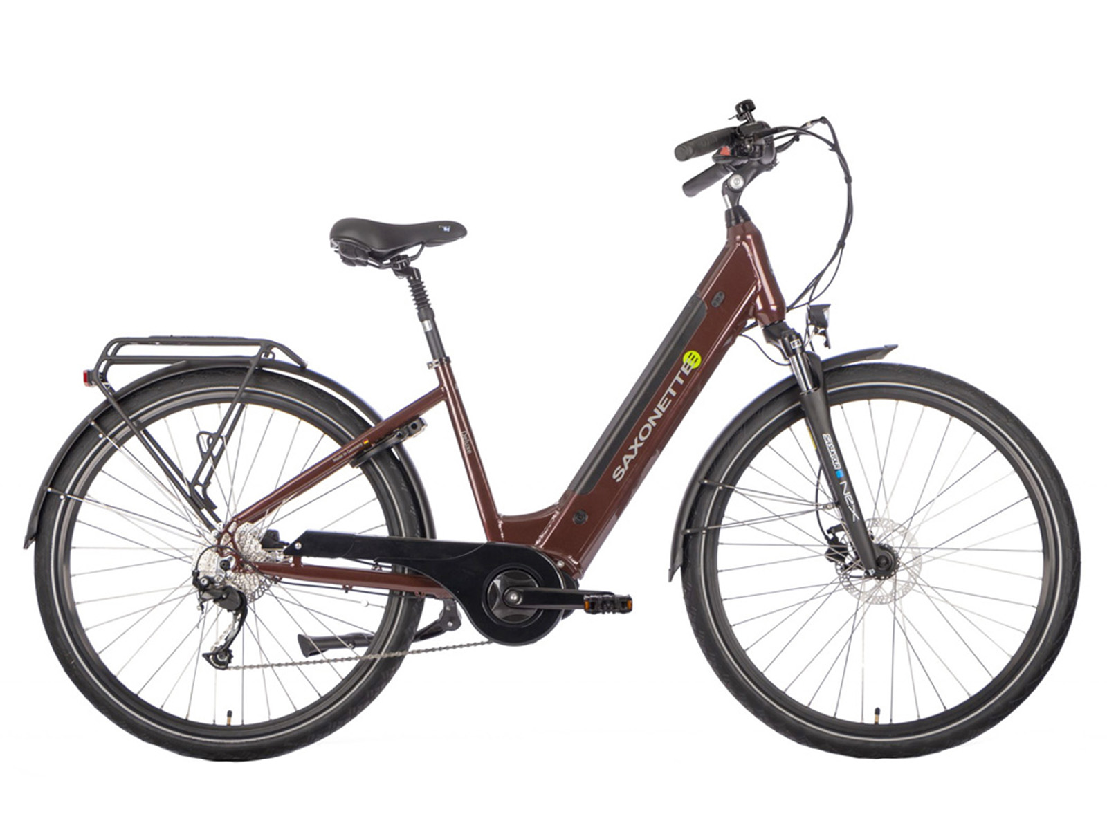 Saxonette deluxe sport middenmotor rood