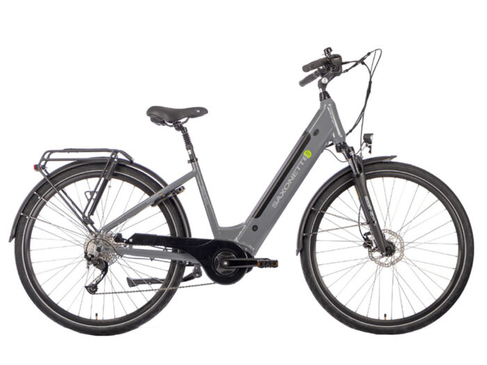 Saxonette deluxe sport miiddenmotor grijs