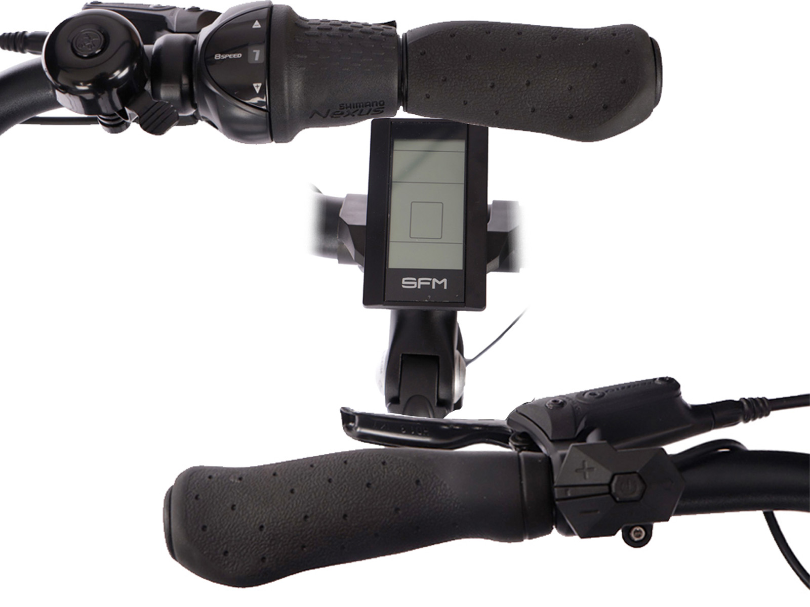 Elektrische damesfiets Premium Plus 3.0 45cm Nexus 8 bordeaux - Afbeelding 4