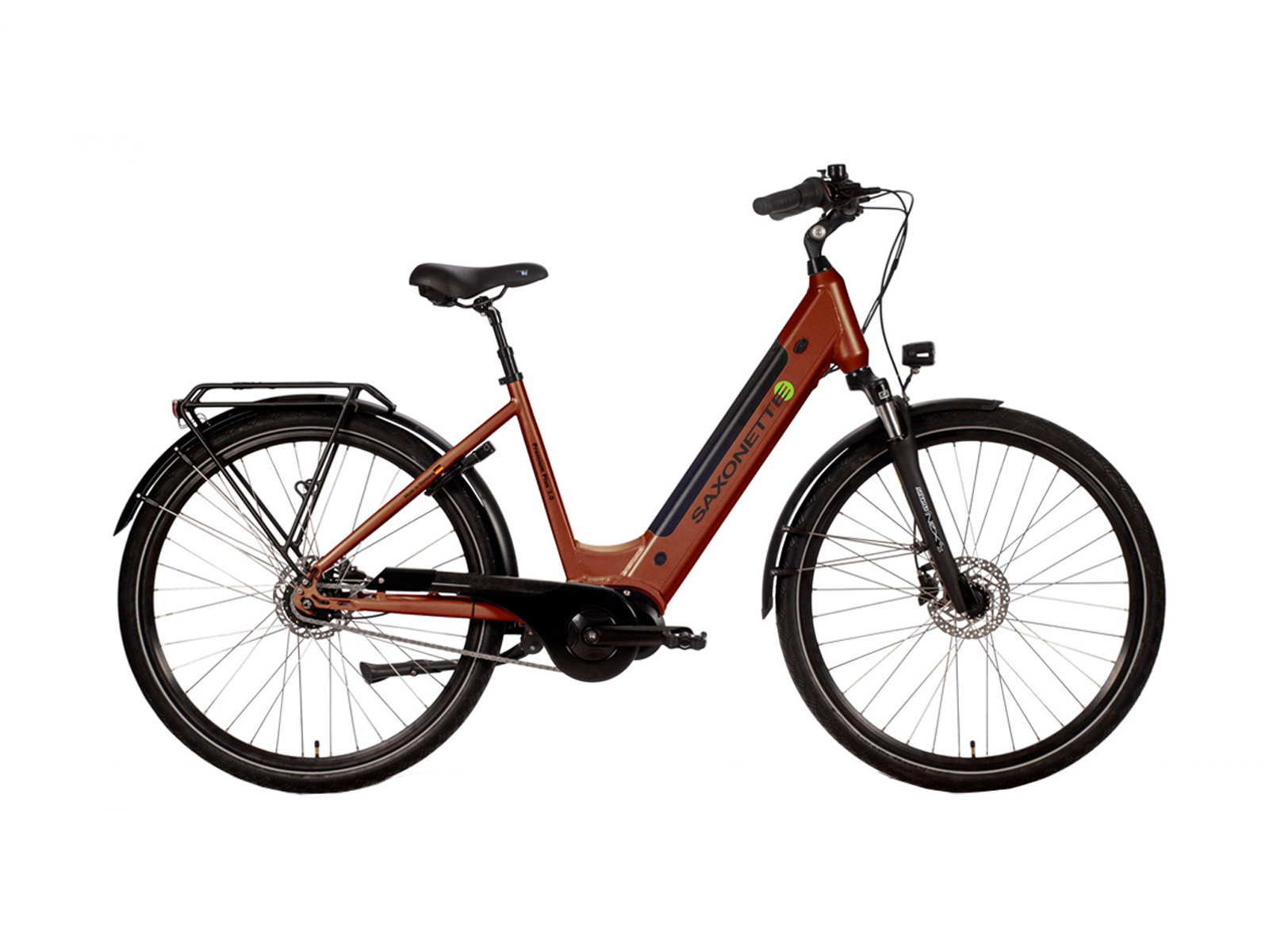 Saxonette Premium Plus ebike bordeaux