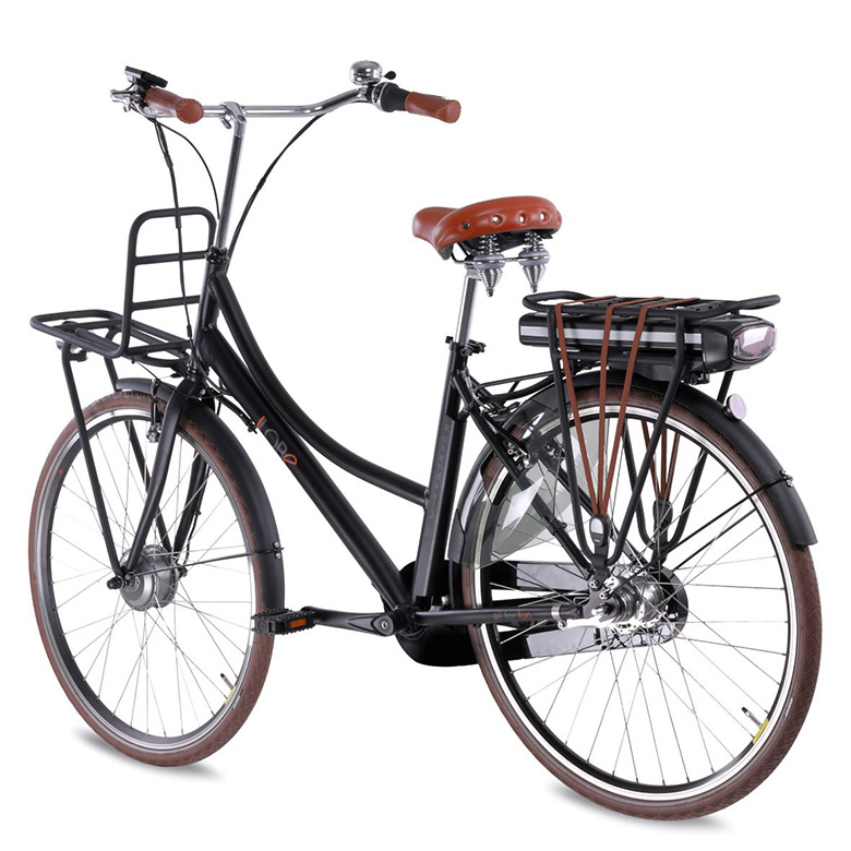 Elektrische damesfiets, transport, Rosendaal 3, 50 cm, Nxs 7, 15.6 Ah zwart - Afbeelding 4
