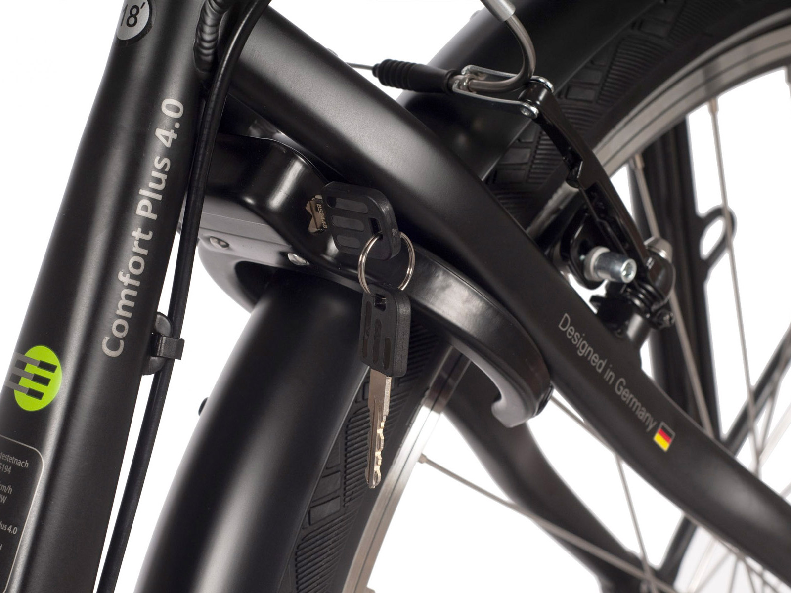 Elektrische damesfiets Comfort Plus 4.0, 45cm, Nexus7, rood - Afbeelding 6