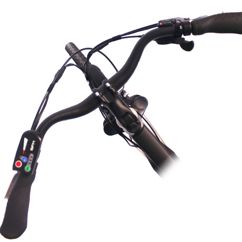 Elektrische herenfiets Touring Sport, 48 cm, 7sp, matzwart - Afbeelding 5