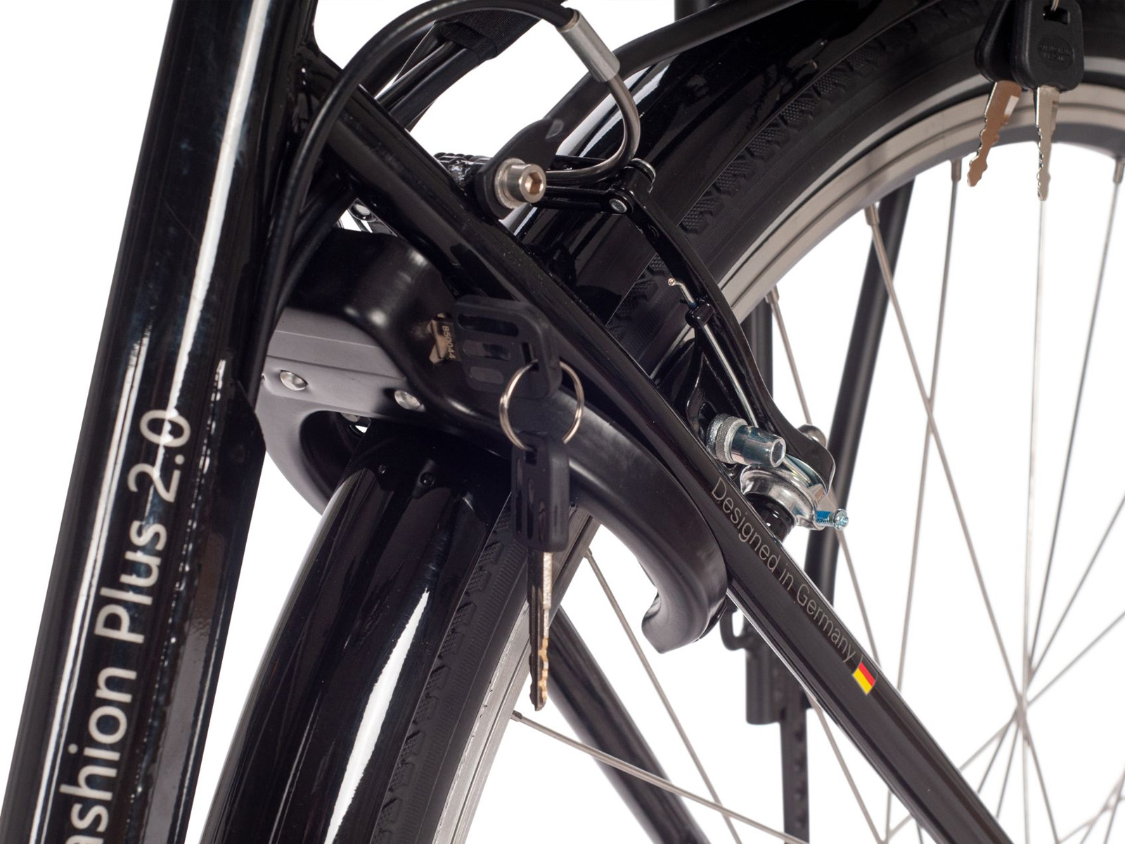 Elektrische damesfiets Fashion Plus 2.0 45cm Nexus 7 robijnrood - Afbeelding 6