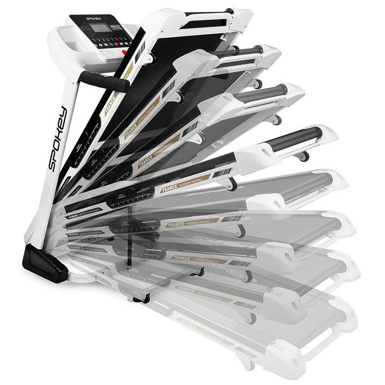 Elektrische loopband Spokey Trance, 16 km/uur, 15 graden helling, speakers, inklapbaar - Afbeelding 2