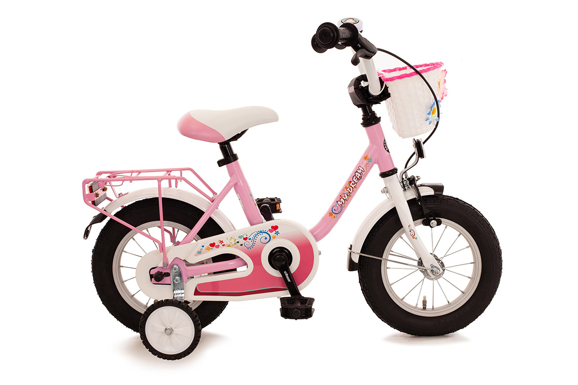 My Dream kinderfietsje 12 inch roze
