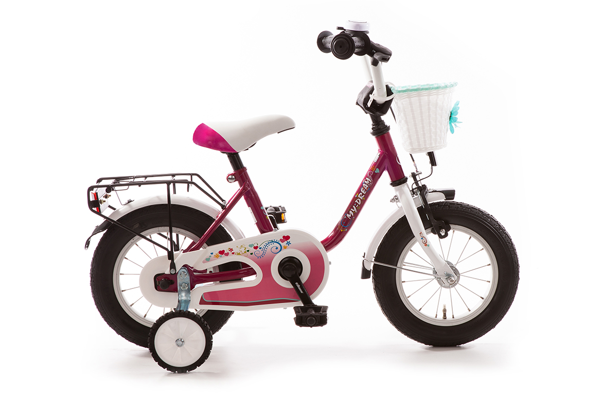 My Dream kinderfietsje 12 inch paars
