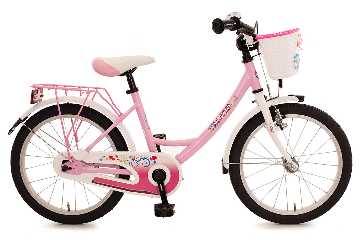 My Dream kinderfietsje 18 inch roze