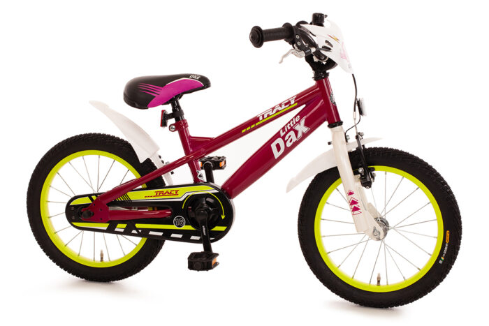 Little Dax 16 inch kinderfietsje paars