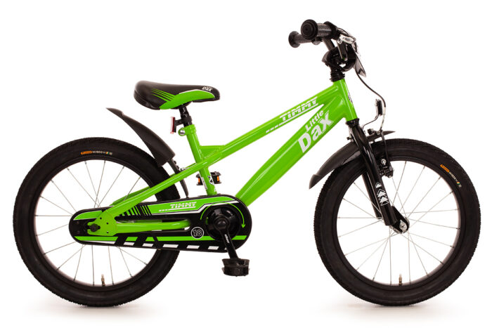 Little Dax 18 inch kinderfietsje groen