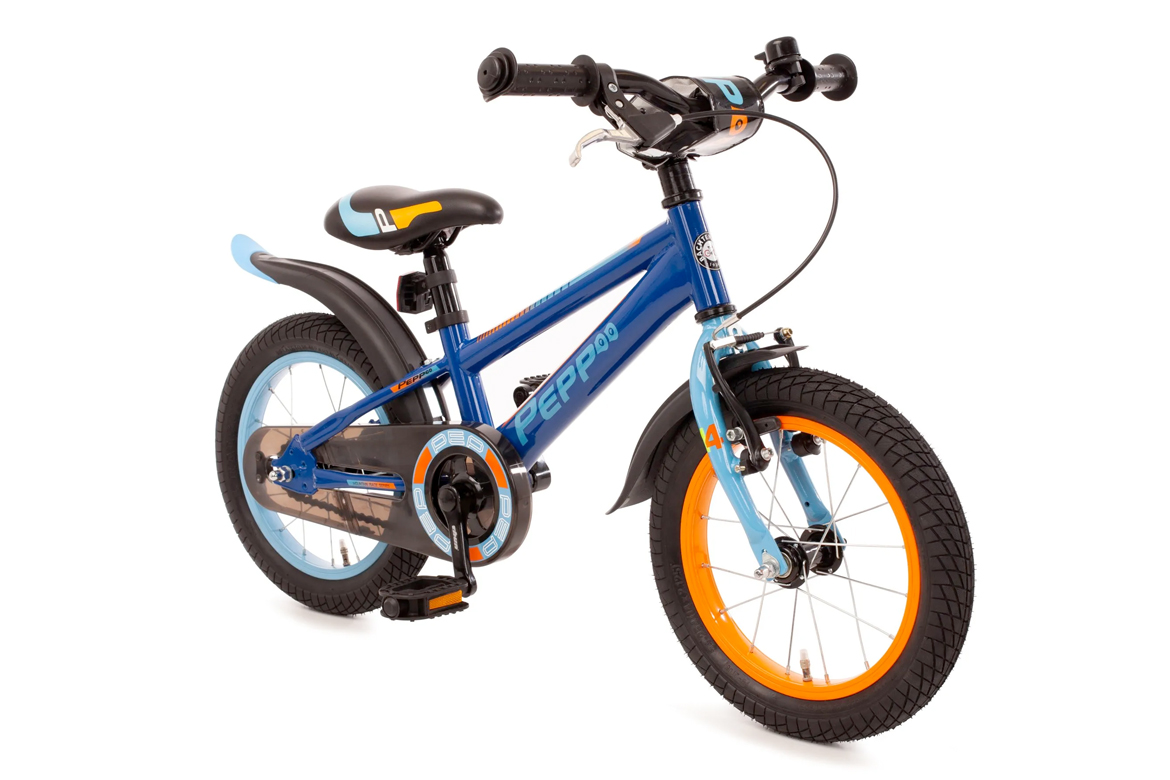 Bachtenkirch Pepp, kinderfiets, 14 inch, donkerblauw / violet - Afbeelding 2