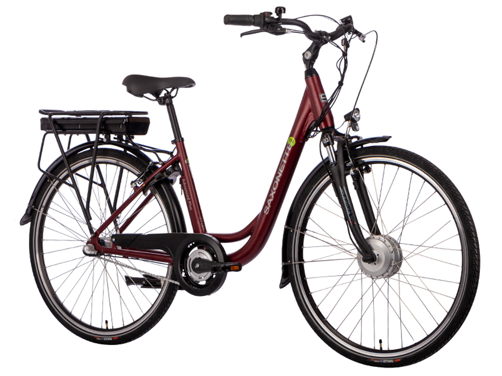 Elektrische damesfiets Advanced Plus, 45cm, Nexus 3, rood - Afbeelding 2
