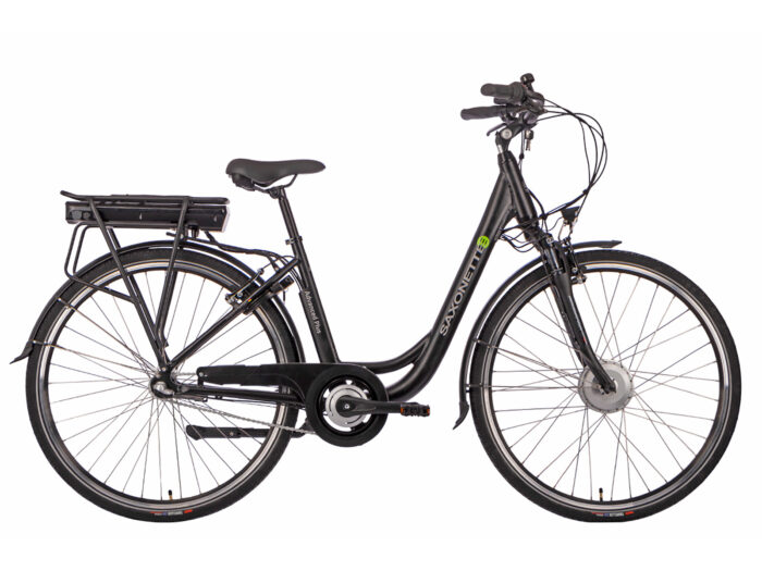 Saxonette Advanced Plus zwart nexus 3 ebike