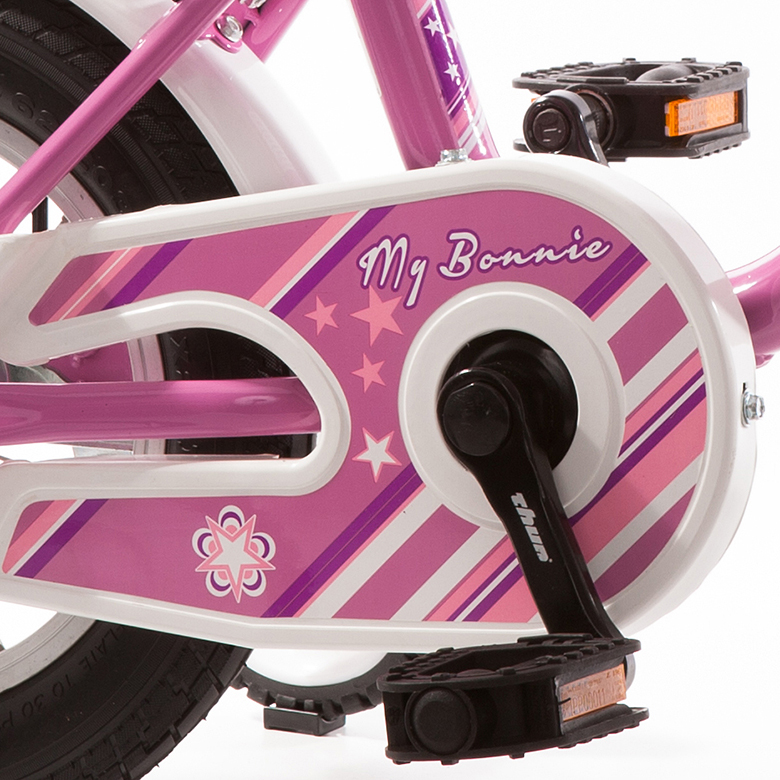 Bachtenkirch My Bonnie, kinderfiets, 14 inch, roze en wit - Afbeelding 5