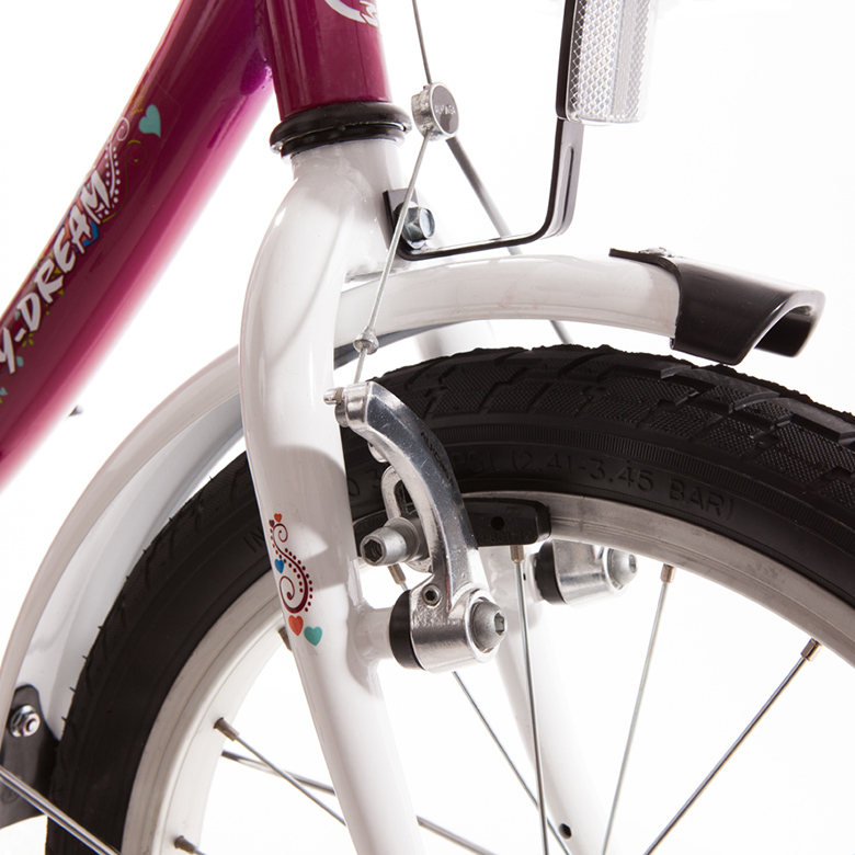 Bachtenkirch My Dream, kinderfiets, 14 inch, paars en wit - Afbeelding 3