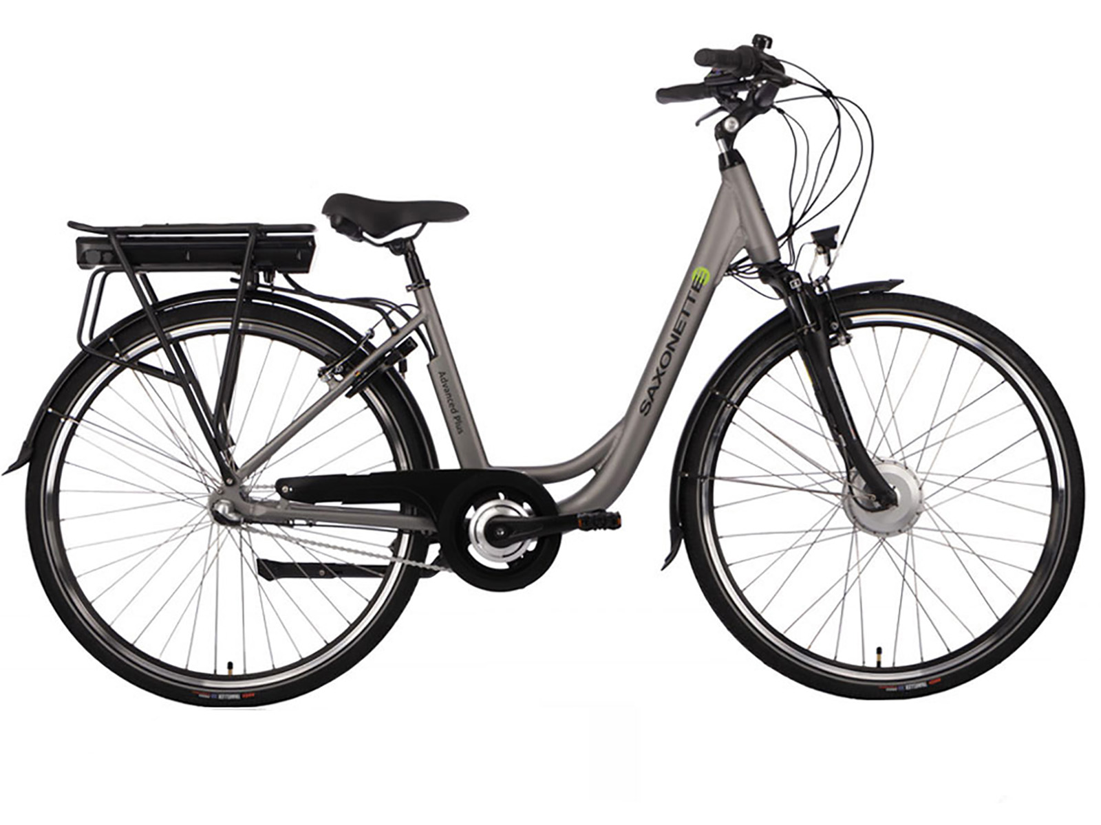 Saxonette Advanced Plus zilver nexus 3 ebike