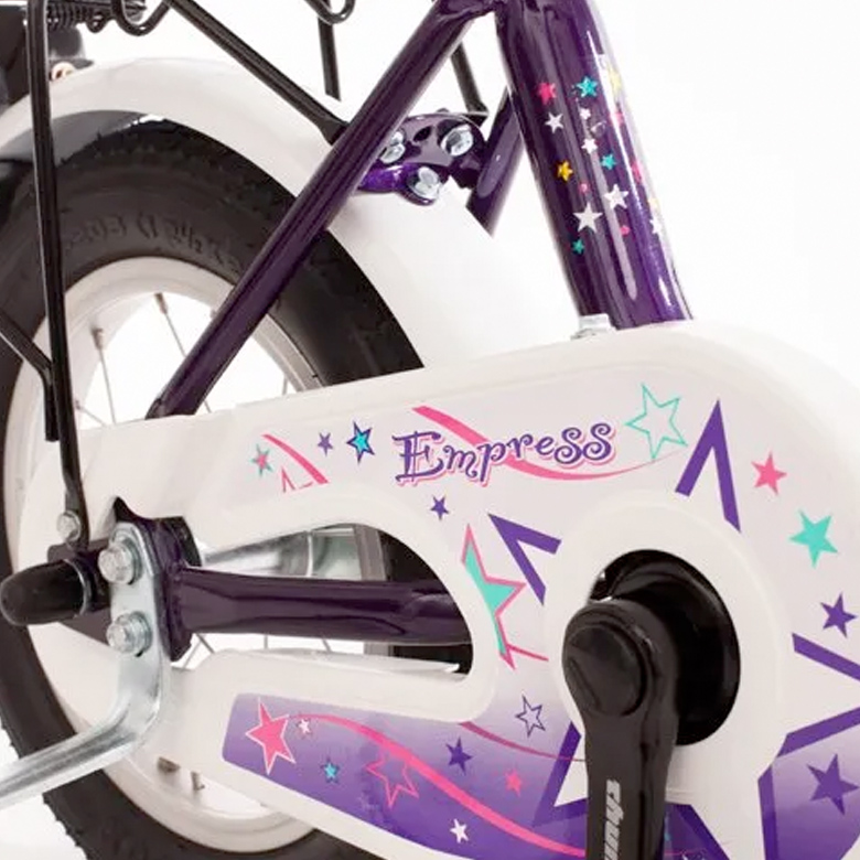 Bachtenkirch Empress, kinderfiets, 14 inch, lila en wit - Afbeelding 3