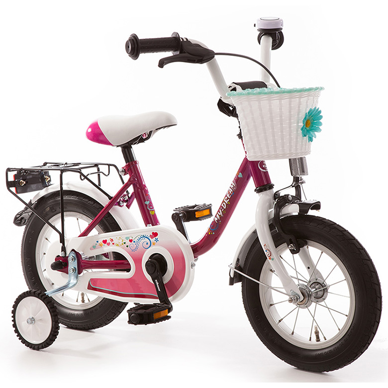 Bachtenkirch My Dream, kinderfiets, 14 inch, paars en wit - Afbeelding 2