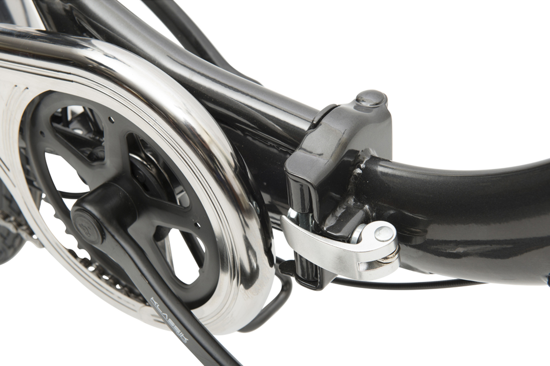 Le Balade, elektrische vouwfiets, 1 speed, grijs - Afbeelding 6