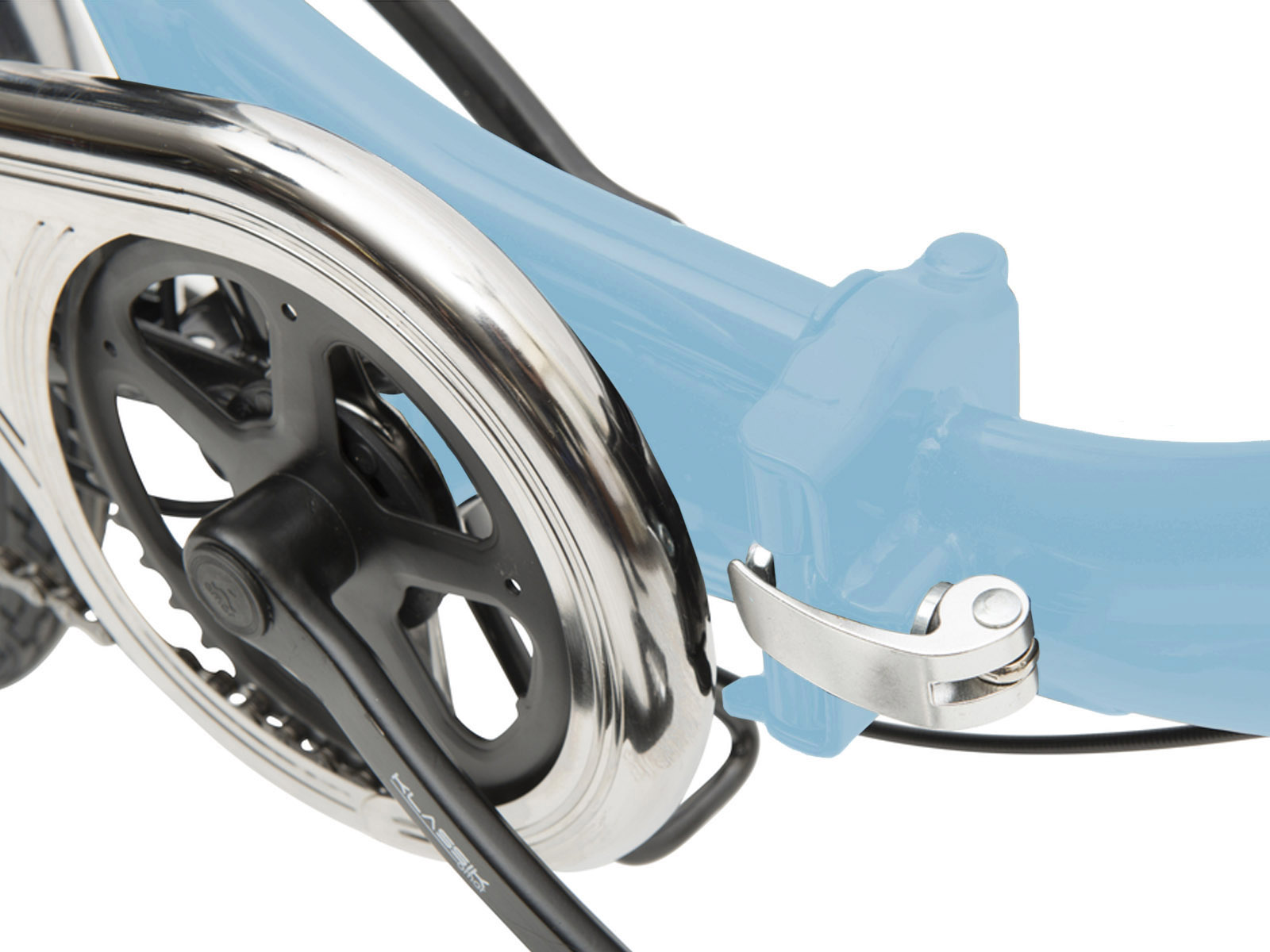 Le Balade, elektrische vouwfiets, 1 speed, blauw - Afbeelding 3