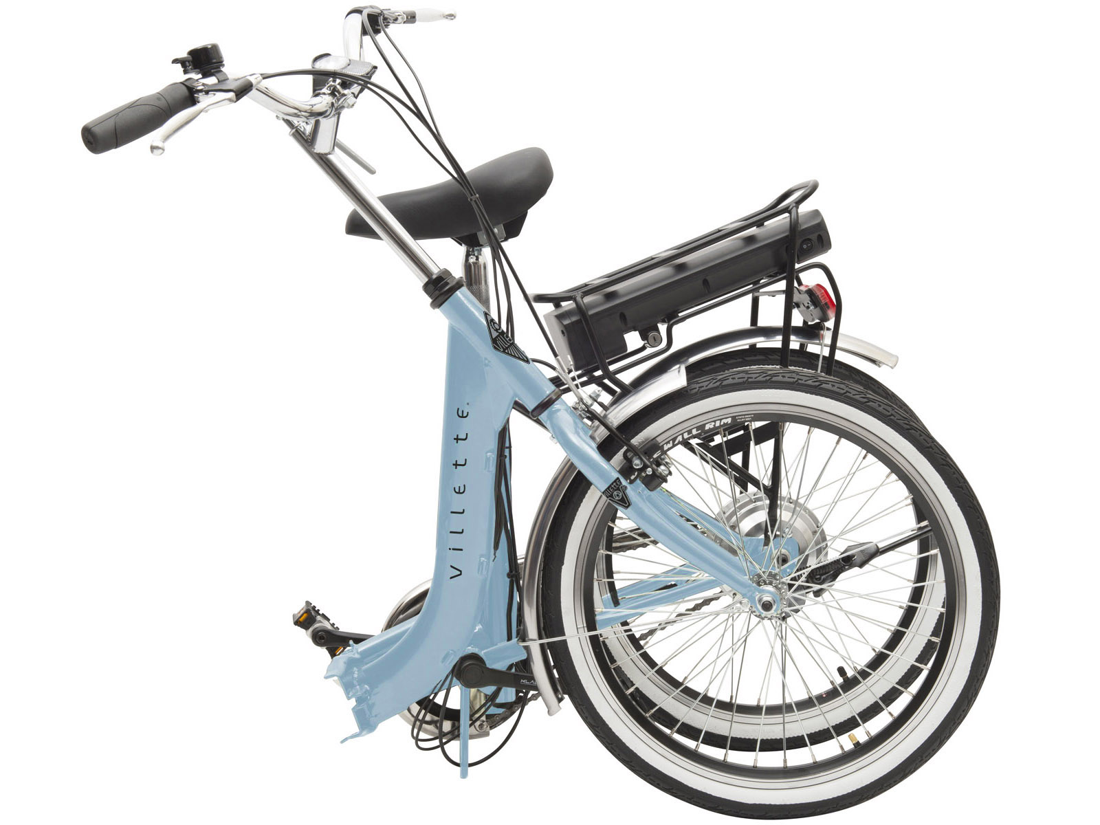 Le Balade, elektrische vouwfiets, 1 speed, blauw - Afbeelding 2