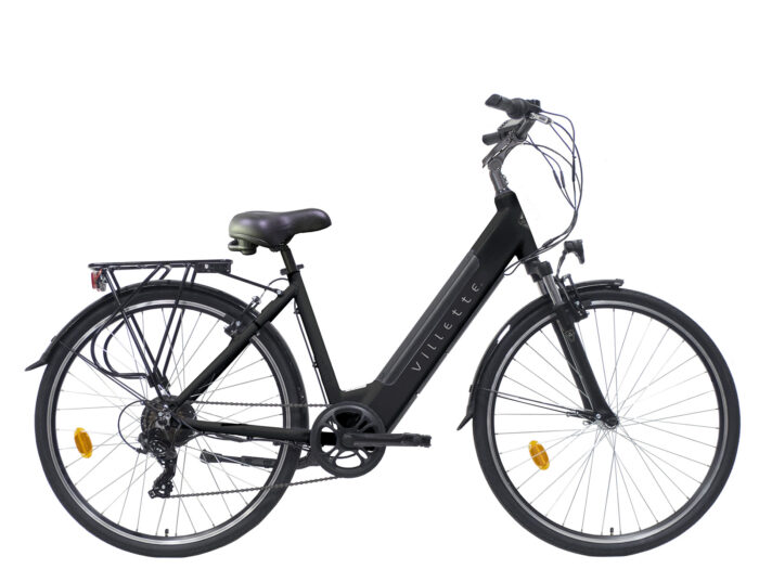 elektrische damesfiets 7sp Amant Eco zwart
