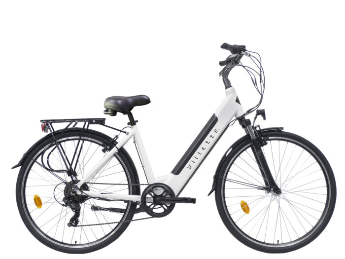 elektrische damesfiets 7sp Amant Eco wit