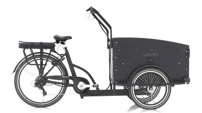 Villette TROY bakfiets zwart