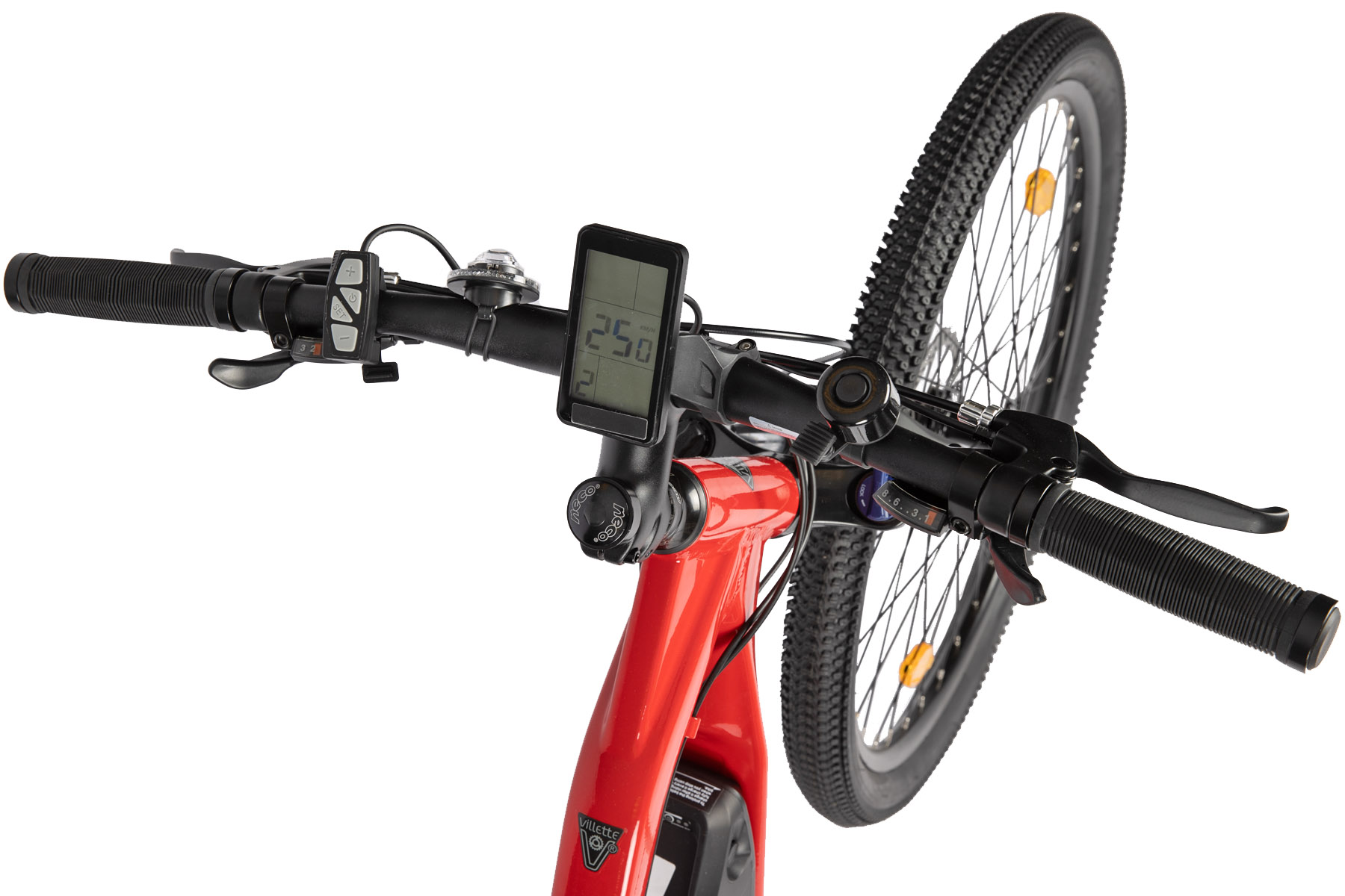 Villette le Sommet, e-MTB 13Ah 24sp 27.5 inch rood - Afbeelding 5