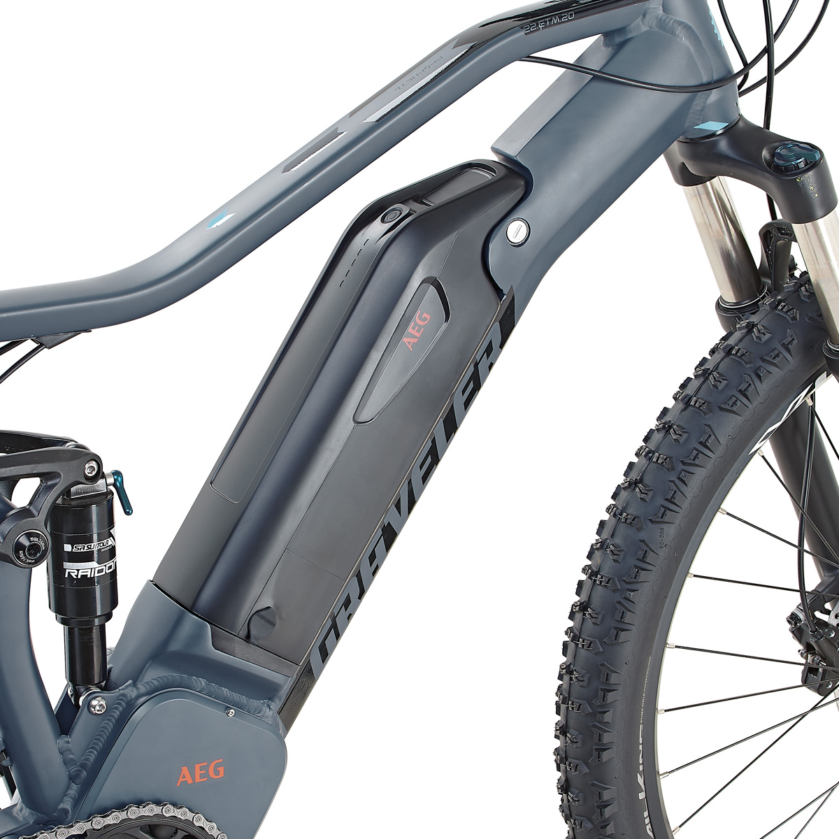 Graveler, Fully E-MTB, 27,5", 10 sp, AEG SportDrive midmotor - Afbeelding 4