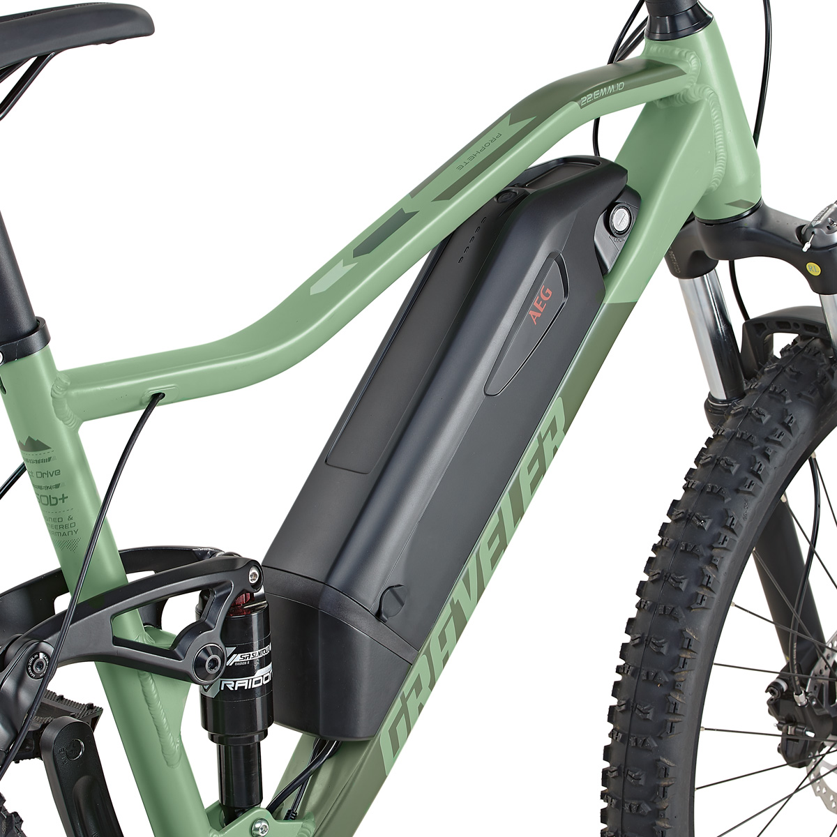 Graveler, Fully E-MTB, 27,5", 9 sp, AEG EasyDrive+ achterwielmotor - Afbeelding 3