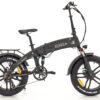 elektrische fatbike vouwfiets 7 speed zwart