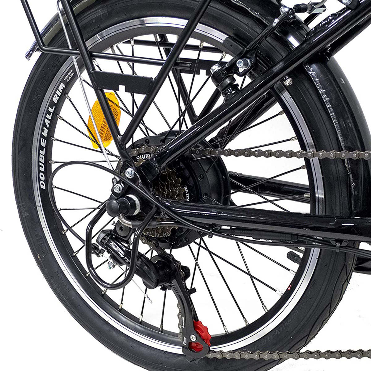 Villette les Vacances, vouwbare e-bike, 6 sp, 20 inch, mint - Afbeelding 4