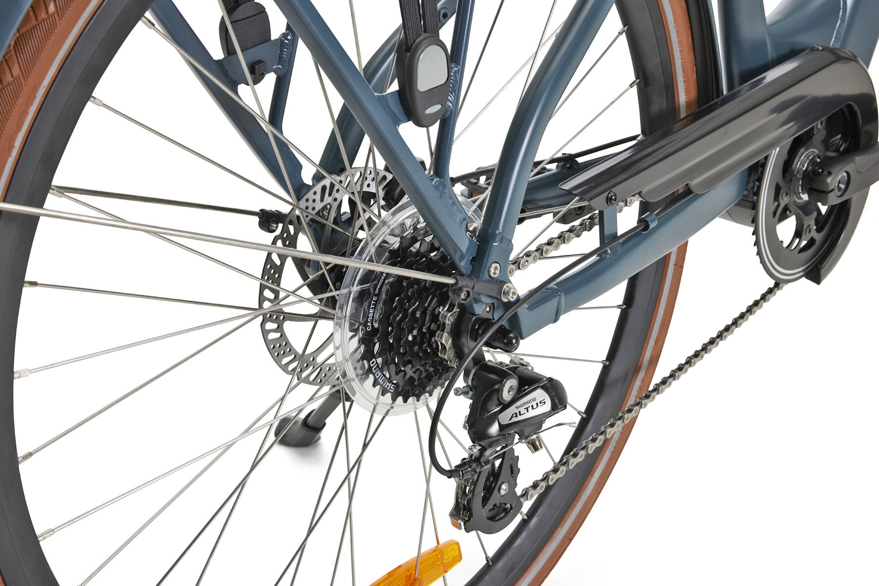 Elektrische damesfiets, Babett, 44 cm, middenmotor, 13 Ah, dry green - Afbeelding 4