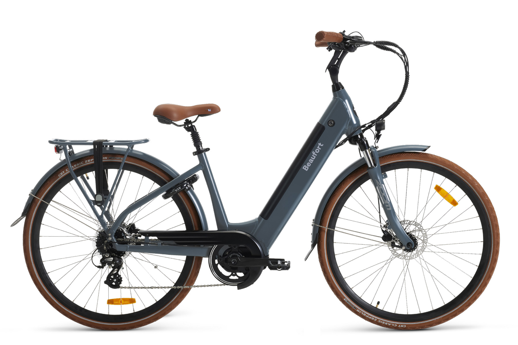 elektrische damesfiets middenmotor 8 versnellingen Babett rackley