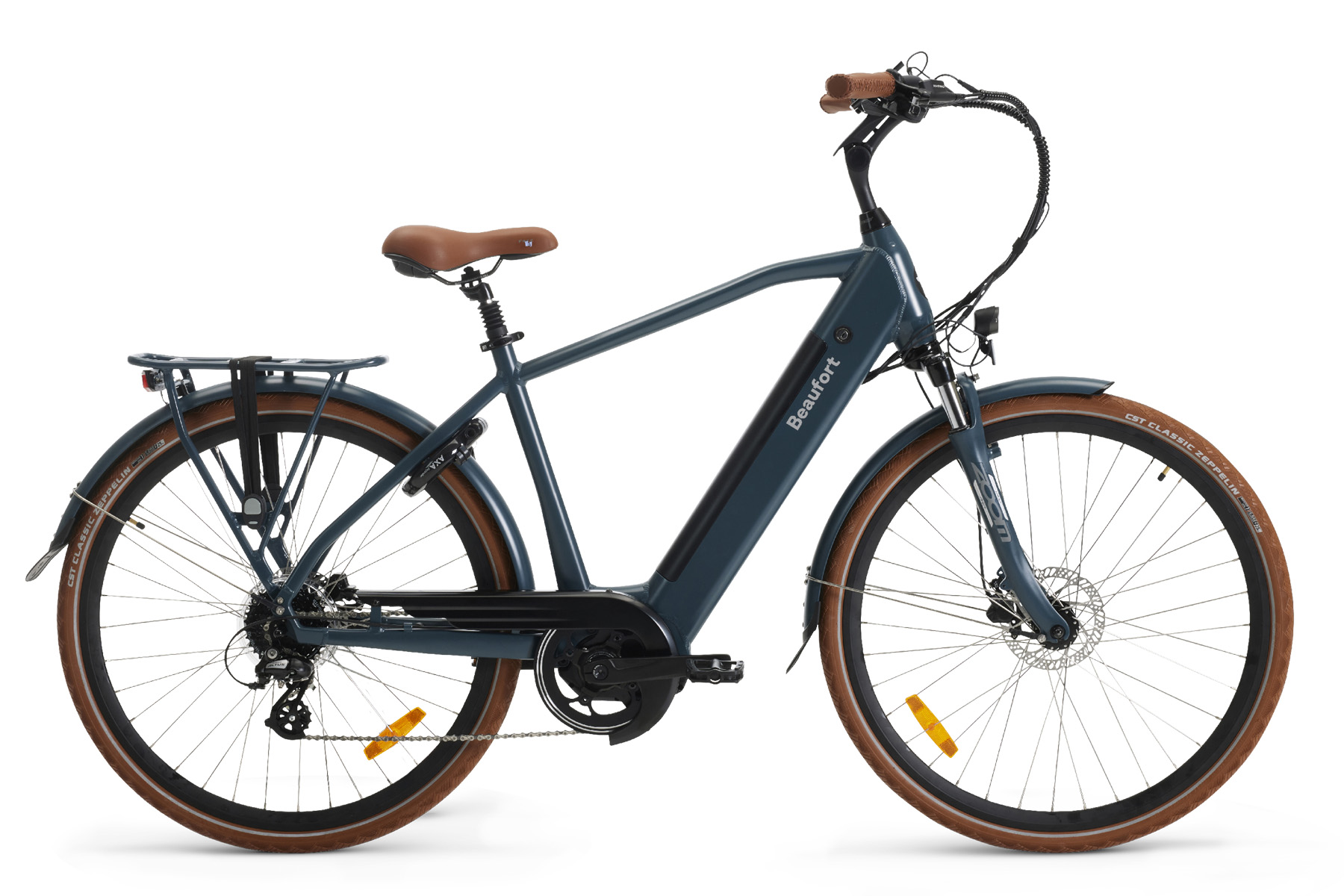 elektrische herenfiets middenmotor 8 versnellingen Babett rackley
