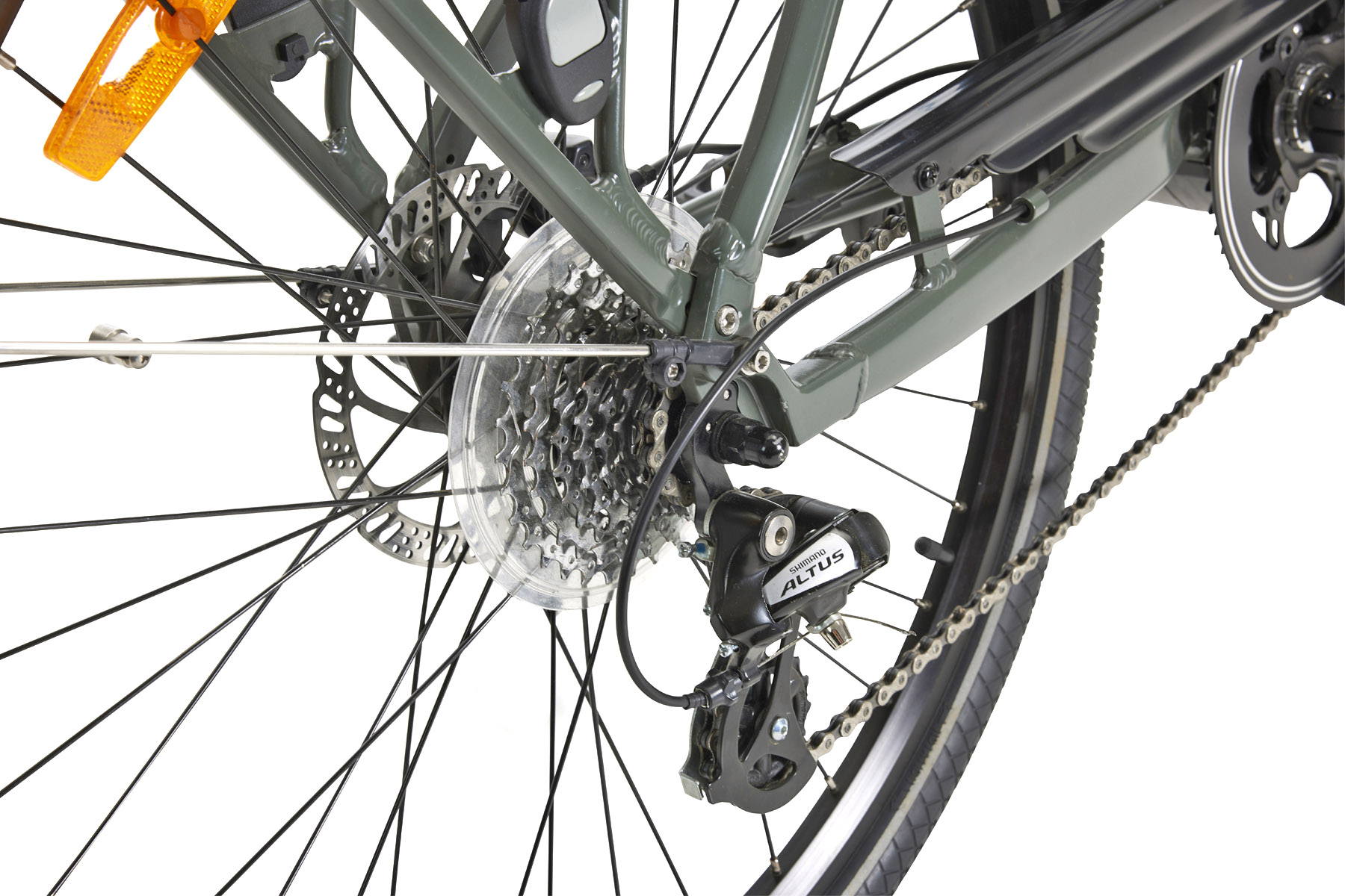 Elektrische unisex fiets Bailey, 44 cm, 8 sp, 27.5" crater grey - Afbeelding 4