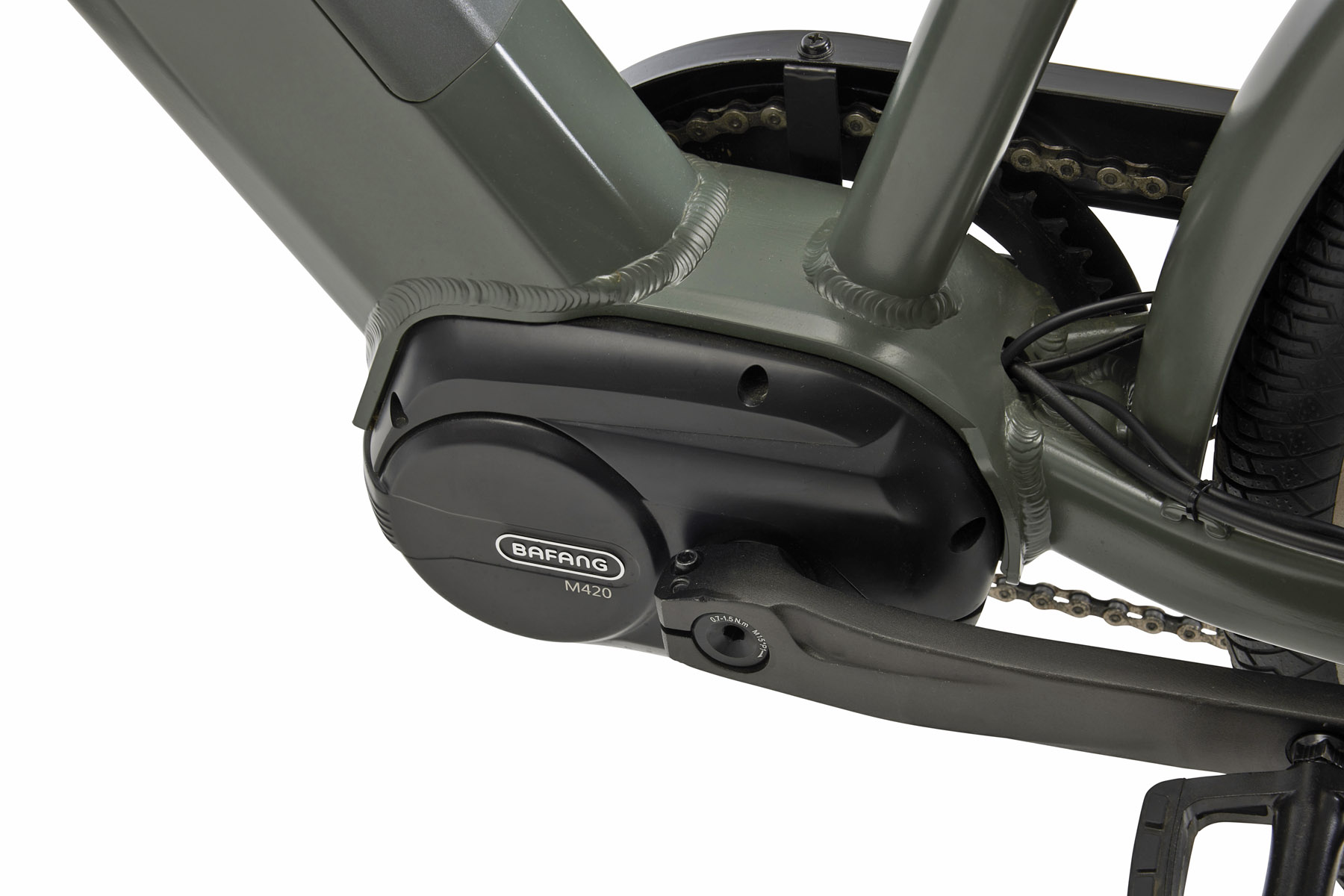 Elektrische unisex fiets Bailey, 44 cm, 8 sp, 27.5" crater grey - Afbeelding 3