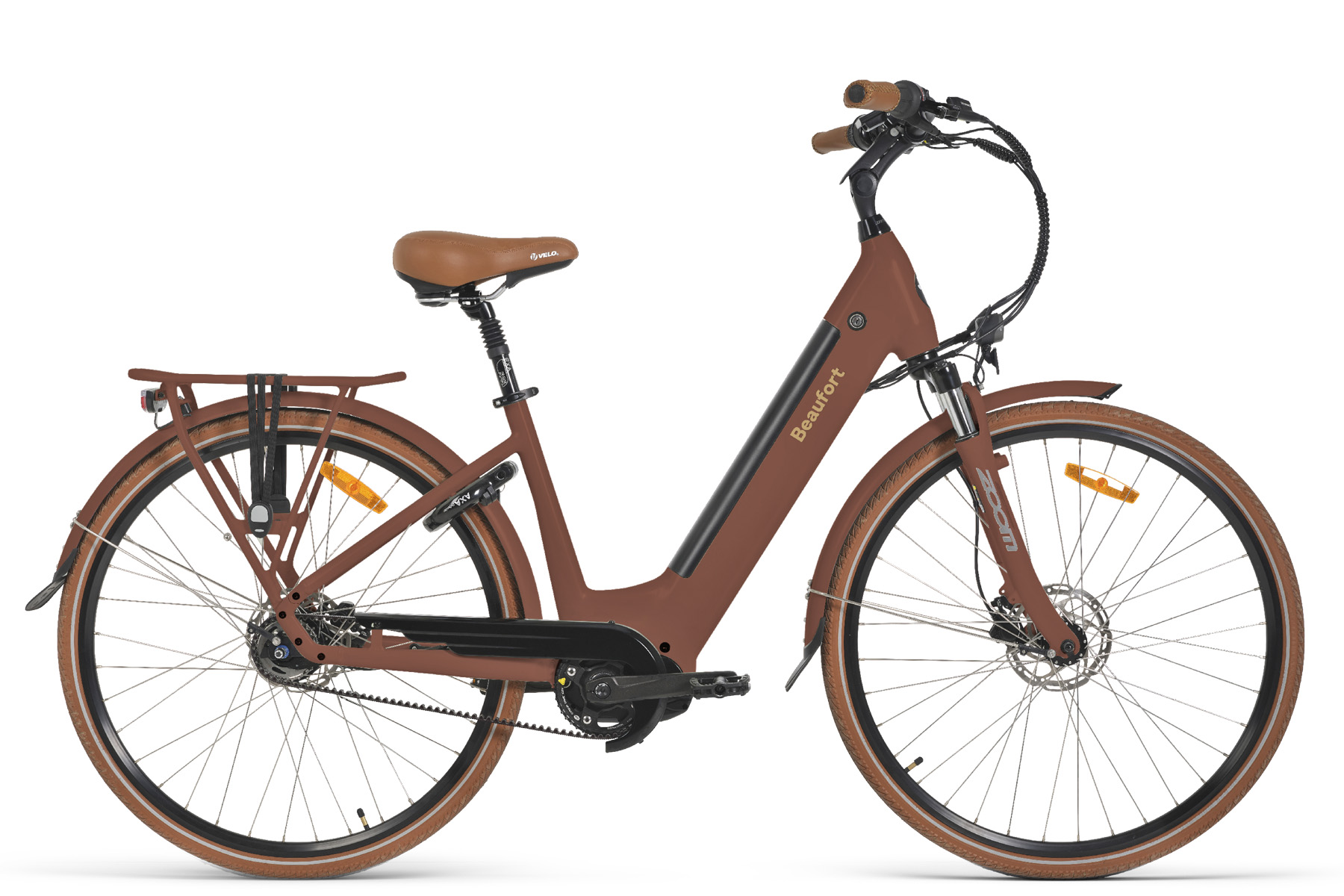 elektrische damesfiets middenmotor Nexus 5 Bay brown
